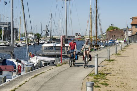 Hafen in Glückstadt