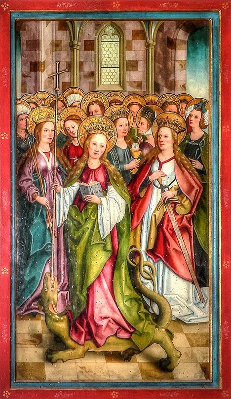 Aufnahme der Heiligen Margareta