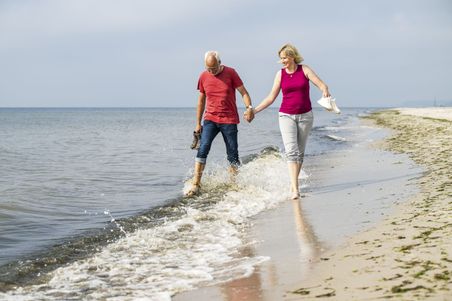 Am Naturstrand in Lensterstrand (Grömitz)