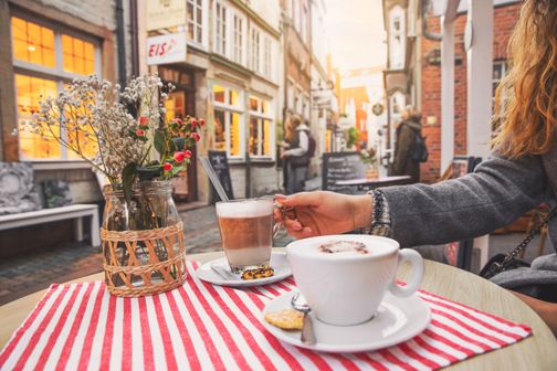 Kaffeegedeck in Bremen