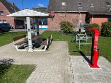 Rastplatz mit Reparaturstation in 