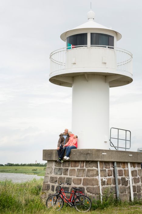 Aufnahme eines Leuchtturms in Glückstadt
