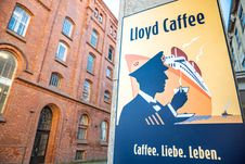 Werbeplakat von Lloyd Cafee